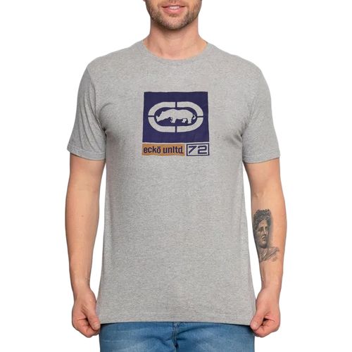 Camiseta Masculina Ecko 72 CINZA-EK977- -1-